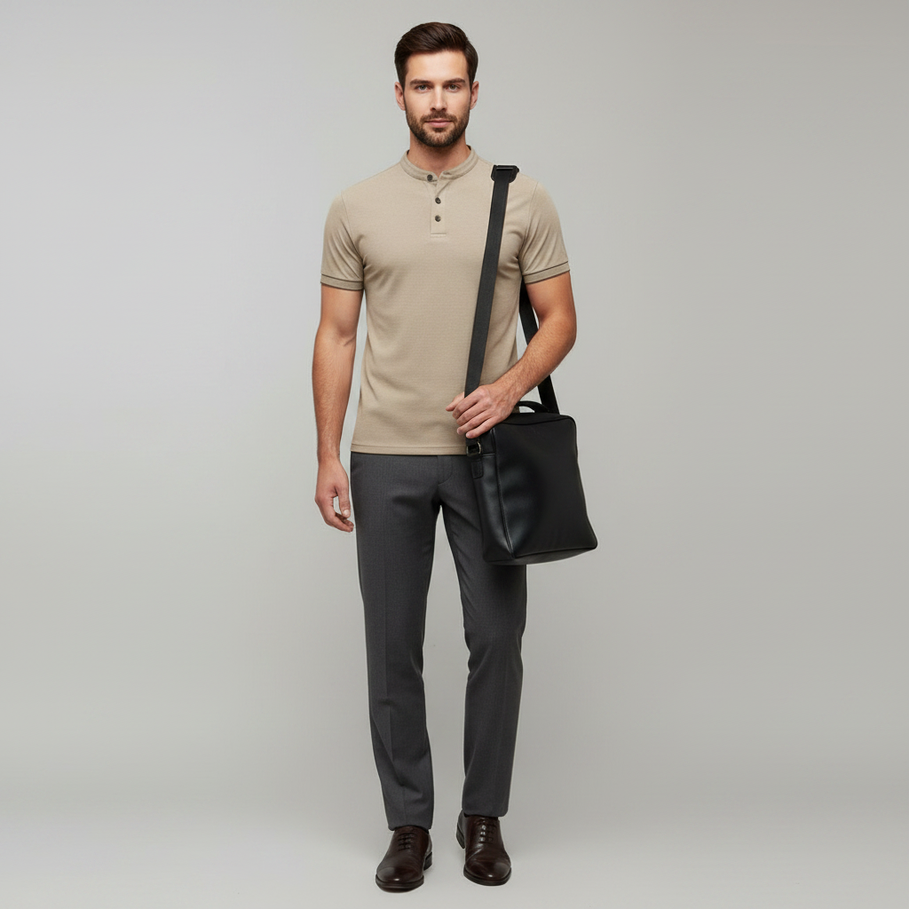 Men's Elegant Polo Shirt | Classic Casual Style 1
