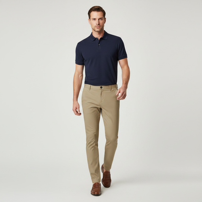 Saul | Men's Slim Fit Stretch Trousers